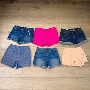 WOMENS BACK TO SCHOOL SHORTS BUNDLE SIZE 6